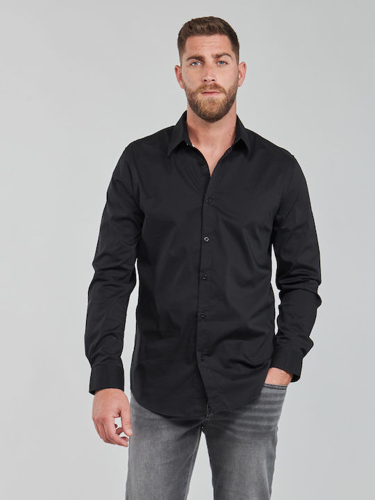 Guess Sunset Cotton Shirt Black