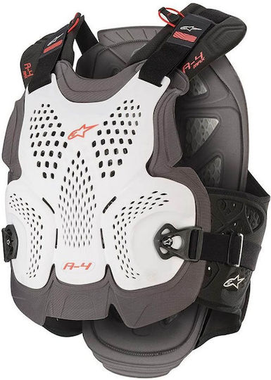 Alpinestars A-4 Max Reitschutz Motocross Weißes Farbe