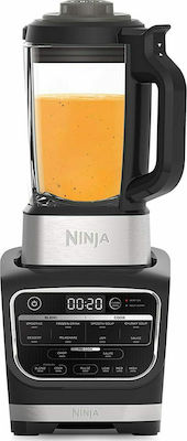 Ninja Μπλέντερ για Smoothies με Γυάλινη Κανάτα 1.7lt 1000W Μαύρο