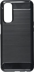 Forcell Carbon Back Cover Πλαστικό Μαύρο (Realme C21)