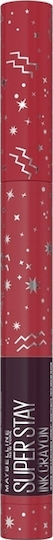 Maybelline Superstay Ink Crayon Zodiac Pencil Lipstick Matte 50 Own Your Empire 1.5gr