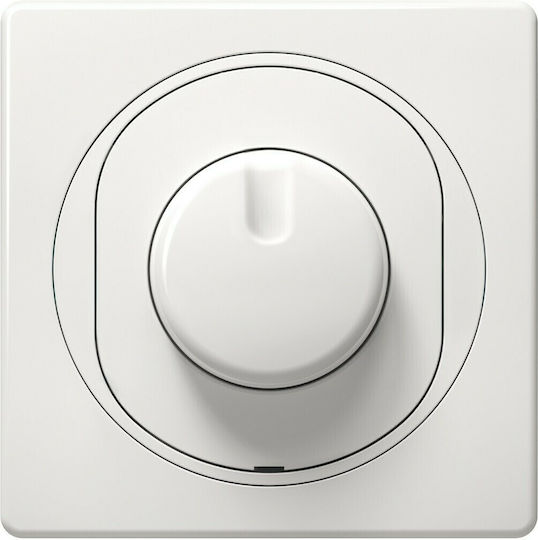 Aling Conel Eon Recessed Dimmer Switch with LED Frame Rotary 100W in White Colour