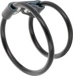 Darkness Leather Double Cock Ring Cock Ring Schwanz & Hoden Leder Black