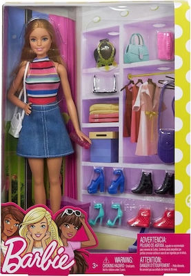 Barbie Κούκλα με Αξεσουάρ Doll Set for 3++ Years