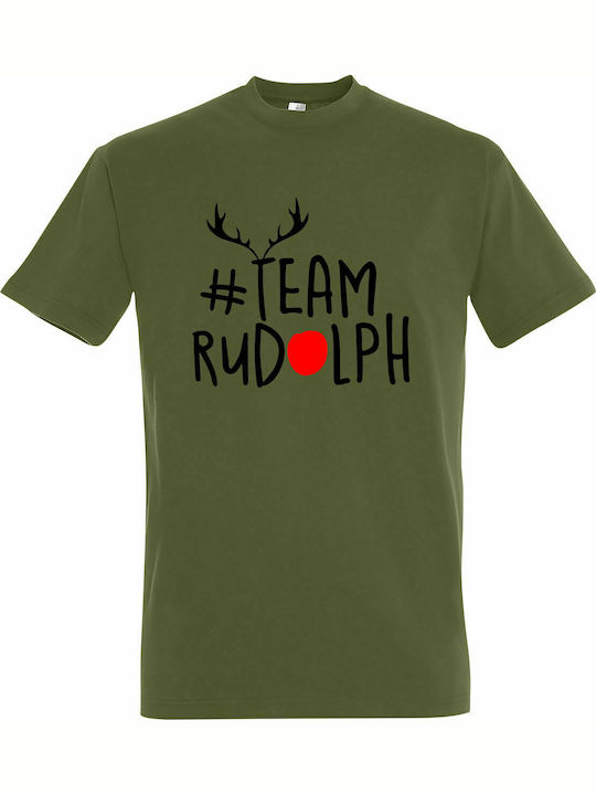 T-shirt Unisex " Team Rudolf, Christmas " Light Army