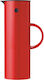 Stelton EM77 Jug Thermos Plastic 1L Red