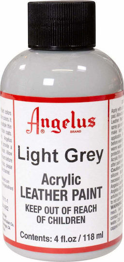 Angelus Acrylic Paint Flüssige Handwerksfarbe Gray Für Leder Licht 118ml
