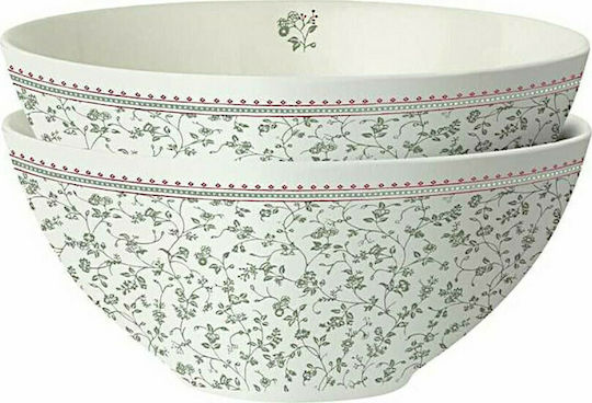 Laura Ashley Wild Clematis Μπωλ Σερβιρίσματος Δημητριακών Στρογγυλό από Πορσελάνη Λευκό με Διάμετρο 16εκ. 2τμχ Laura Ashley Wild Clematis Μπωλ Σερβιρίσματος Δημητριακών Στρογγυλό από Πορσελάνη Λευκό με Διάμετρο 16εκ. 2τμχ