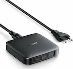 Ugreen Βάση Φόρτισης με Θύρα USB-A και 3 Θύρες USB-C 100W Power Delivery σε Μαύρο χρώμα (CD226)