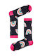 Ekmen Rainbow Women's Patterned Socks Black 2009