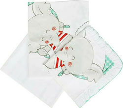 Beboulino Baby Crib Bedding Set Flying 3pcs White