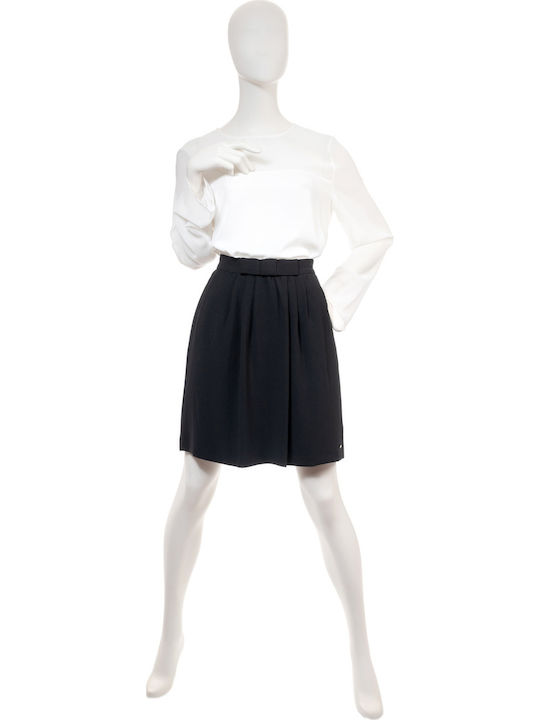 Toi&Moi High Waist Mini Skirt in Black color