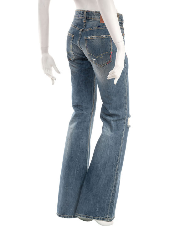 High Rise Women's Jean Pants Flared