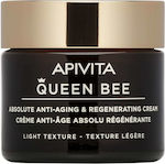 Apivita Queen Bee Absolute Anti Aging & Regenerating Licht Feuchtigkeitsspendend & Anti-Aging Creme Gesicht Tag 50ml