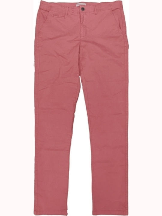 Pantaloni Chino Elastic Roz