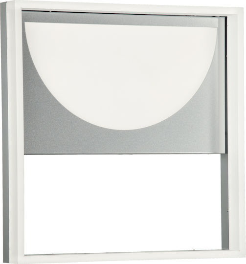 Ondaluce Art Deckenleuchte 40cm Silber mit Integrierter LED