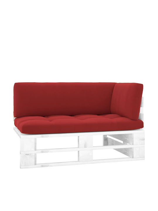 Ecksofa Außenbereich aus Paletten mit Kissen 11...