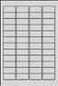 Avery Zweckform 960 Self-Adhesive Rectangular A4 Labels 45.7x21.2mm