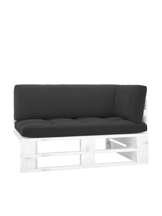 Ecksofa Außenbereich aus Paletten mit Kissen 11...