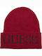 Guess Beanie Frauen Beanie Gestrickt in Rot Farbe