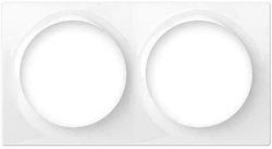 Fibaro Walli Switch Frame 2 Positions Horizontal Installation in White Color GY-FG-WX-PP-0003 Fibaro Walli Switch Frame 2 Positions Horizontal Installation in White Color GY-FG-WX-PP-0003