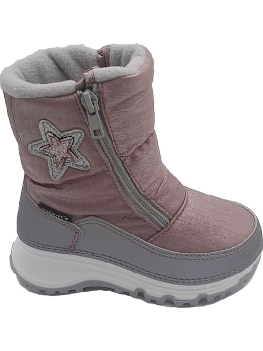 Adam's Shoes Παιδικές Γαλότσες mit Innenfutter Apres Ski Rosa