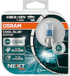 Osram Lamps Car Cool Blue Intense Nextgen HB3-9005 Halogen 5000K Cold White 12V 60W 2pcs