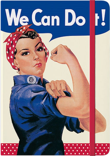 Nostalgic Art Usa We Can Do It Notebook A5 with Dots Multicolour