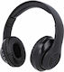 Setty Bluetooth Headphones Ασύρματα Bluetooth On Ear Ακουστικά με Ραδιόφωνο Μαύρα