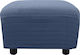 Mc Decor Akari Elastic Cover for Stool Blue 50x50cm 1pcs MCL.EL.AKARI.SK MPLE