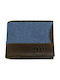 Zippo Men's Leather Card Wallet Blue