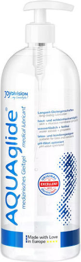 JoyDivision AquaGlide Water Based με Αντλία Natural 1000ml
