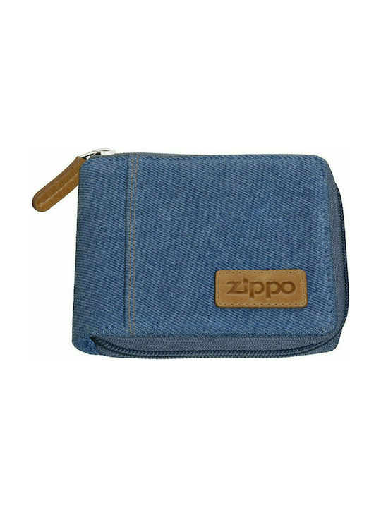 Zippo Men's Leather Wallet Blue