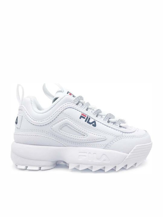 Fila Παιδικά Sneakers Disruptor IΙ Λευκά