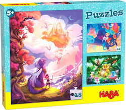 Kinderpuzzle Im Land der Fantasie für 5+ Jahre+ Jahre 48pcs Haba Kinderpuzzle Im Land der Fantasie für 5+ Jahre+ Jahre 48pcs Haba