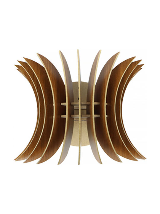 HomeMarkt Modern Lamp Wall with Socket E27 Brow...