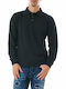 27-300120 Polo Long Sleeve Blouse Black