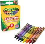 Crayola Mini Σετ Κηρομπογιές σε 8 Χρώματα