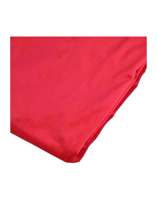 VELOUR FABRIC 150CMX3M (RED)