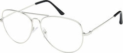 Kost Eyewear RG-276 Reading Glasses +2.00 in Silver color RG-276