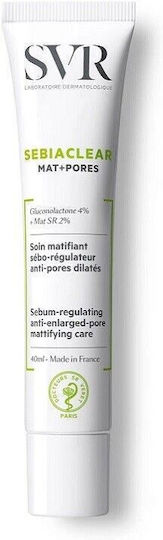SVR Laboratoire Sebiaclear Mat + Pore Ματ Κρέμα Προσώπου για Μείωση των Πόρων 40ml