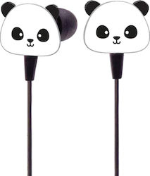 I-Total Ohrhörer In Ear Panda Weiß