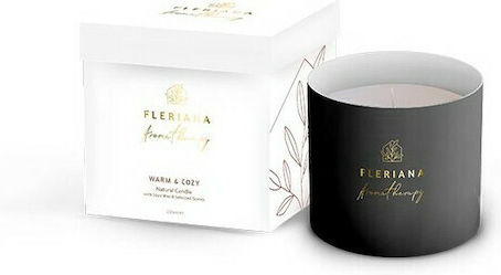 Fleriana Aromatic Soy Candle in Jar Warm & Cozy