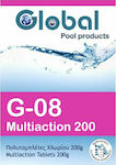 Global G08 Tablete de clor pentru piscină Acțiune Multiplă 10kg