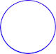 Vinex Blue Rhythmic Gymnastics Hoop Ø35cm