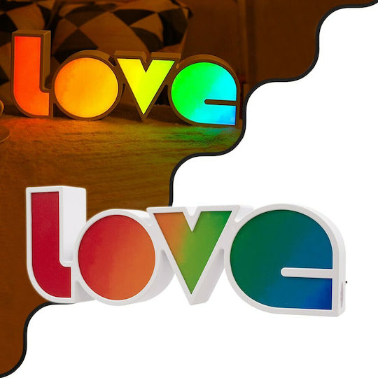 GloboStar Rainbow Lustră Decorativă Dragoste Multicolor