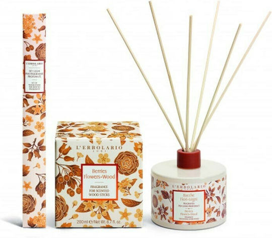 L' Erbolario Diffuser with Fragrance Bacche Fiori Legni 200ml