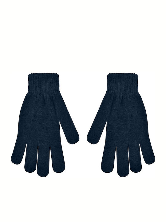 Stamion Navy Μπλε Ανδρικά Πλεκτά Γάντια