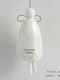 Synchronia Christmas Ceramic Figure Bell White Bell White Height 10.5cm Guardian Angel