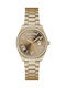 Guess Uhr Chronograph mit Gold Metallarmband